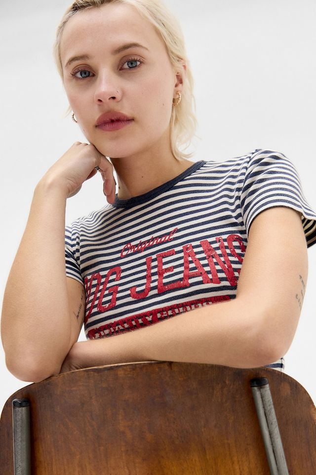 BDG Original gestreiftes Baby-T-Shirt #1