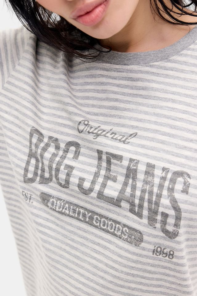 T-Shirt Décontracté à Manches Longues Rayé BDG #1