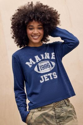UO Maine Jetts Entspanntes Langarm-T-Shirt