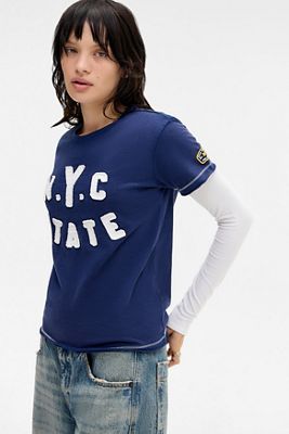 T-Shirt BDG NYC State Appliqué