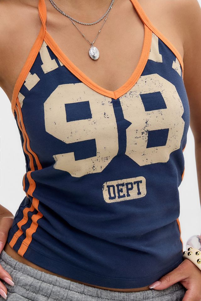 UO Navy 98 Neckholder-Top mit Binder #2