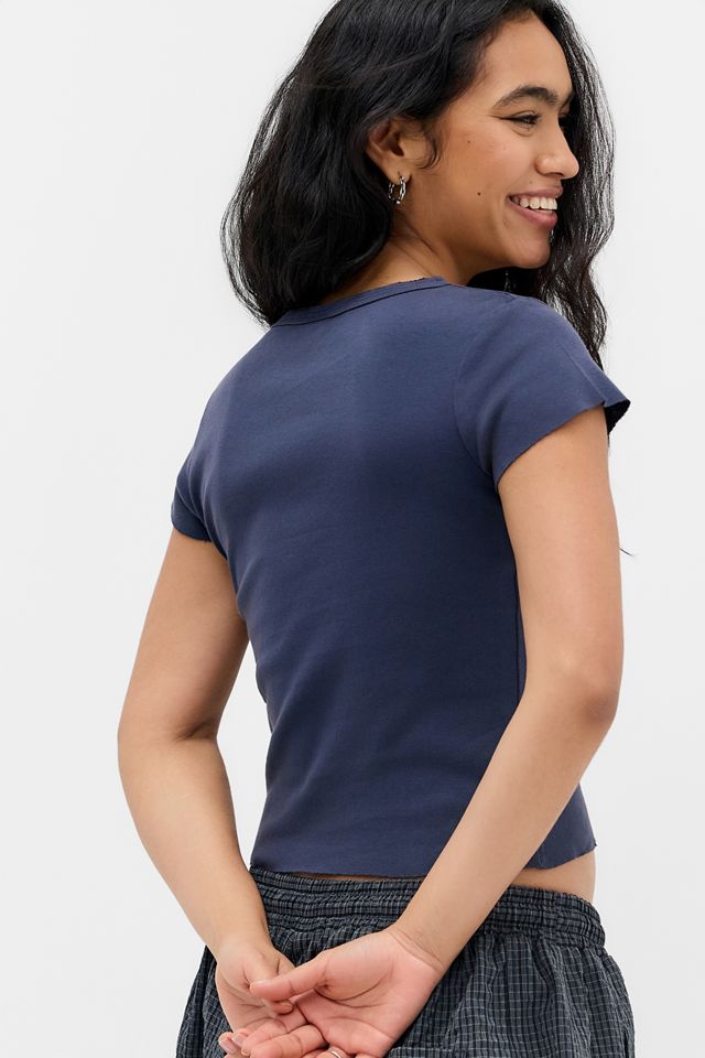 UO Navy Script Notch Baby-T-Shirt #3