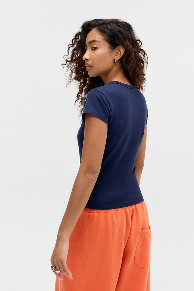 iets frans... Script Logo Cap Sleeve T-Shirt #3