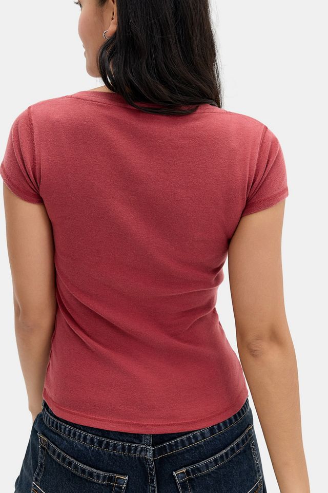 T-shirt Henley à appliqué BDG #3