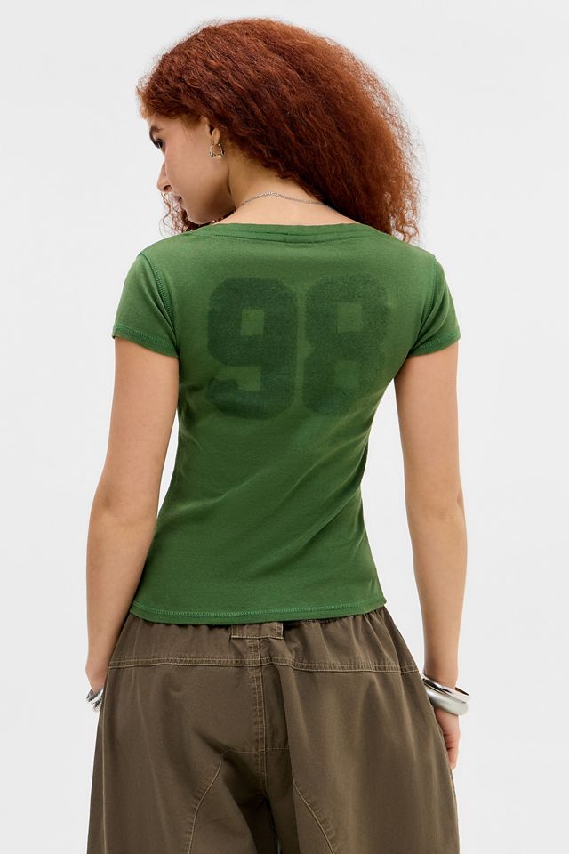 Camiseta Henley Verde BDG #3