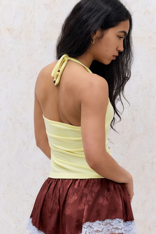 Top Halter con Cuentas UO Kawela Bay #3
