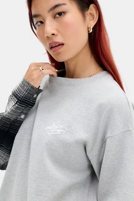 iets frans... T-shirt a Doppio Strato con Camicia a Quadri