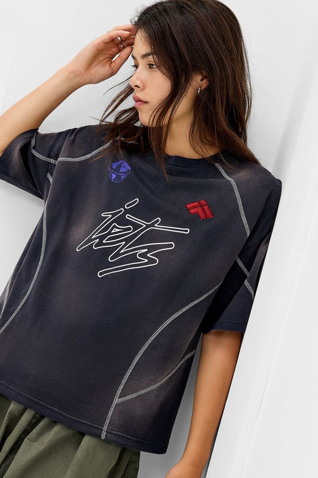 T-shirt boyfriend à coutures plates iets frans... #1