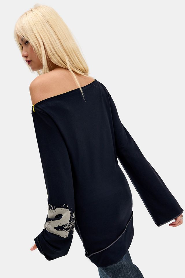UO Foto-Gesicht Zip-Up Grafik-Tunika-Top #3