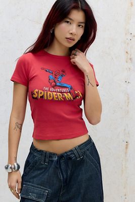 Camiseta UO Spiderman Roja para Bebé