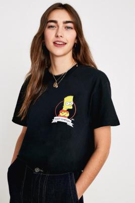 UO Bart Simpson Crop T-Shirt | Urban Outfitters UK