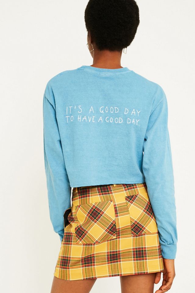 UO Good Day Embroidered Long-Sleeve T-Shirt #1
