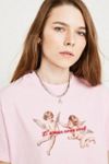 UO Pink Cherub T-Shirt | Urban Outfitters UK