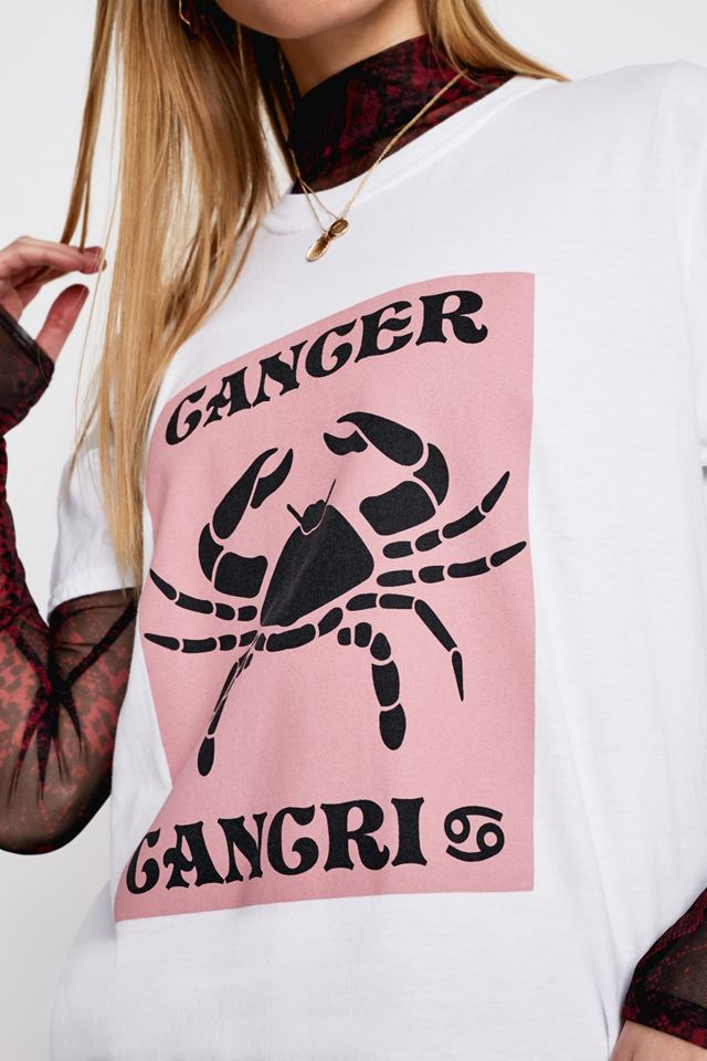 UO - T-shirt horoscope Cancer  #1