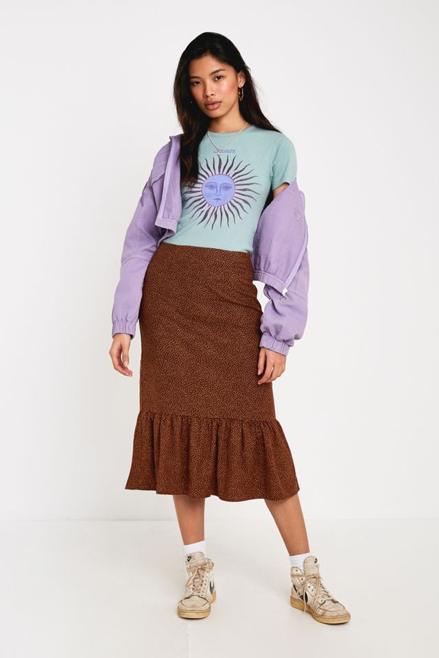 UO - T-shirt ajusté à imprimé cosmique #1
