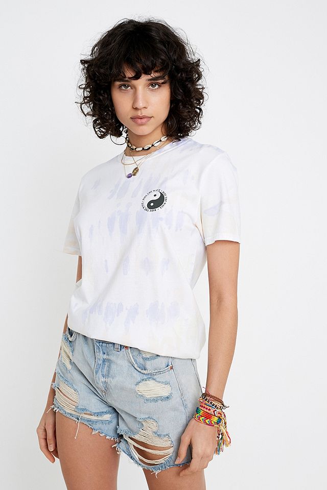 UO Yin-Yang Tie-Dye T-Shirt | Urban Outfitters UK