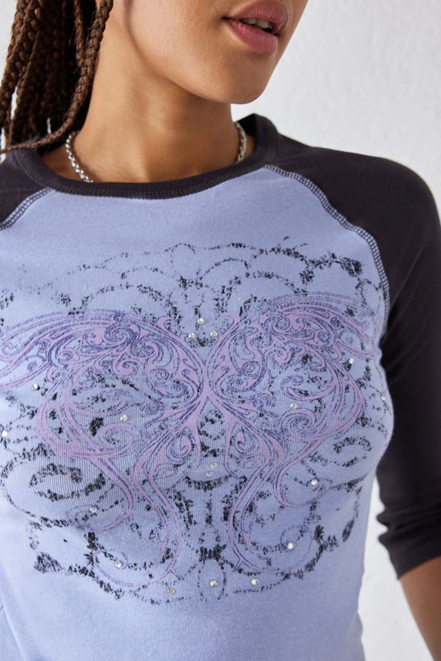 UO Fairy Grunge Raglan T-Shirt #1