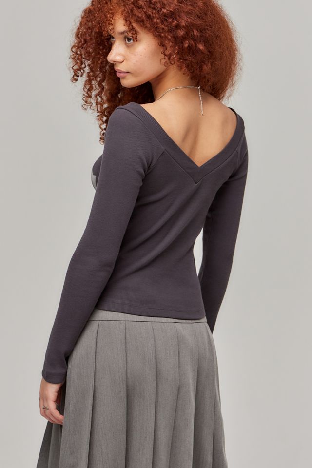 UO Shannen Rose V-Neck Top #3