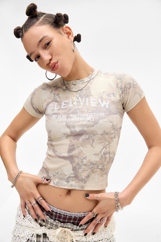 UO Glenview Camo Baby T-Shirt #4