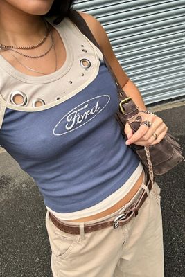 UO Navy Ford Top