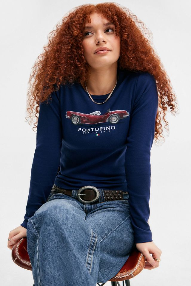 T-shirt manches longues UO Portofino Car #3