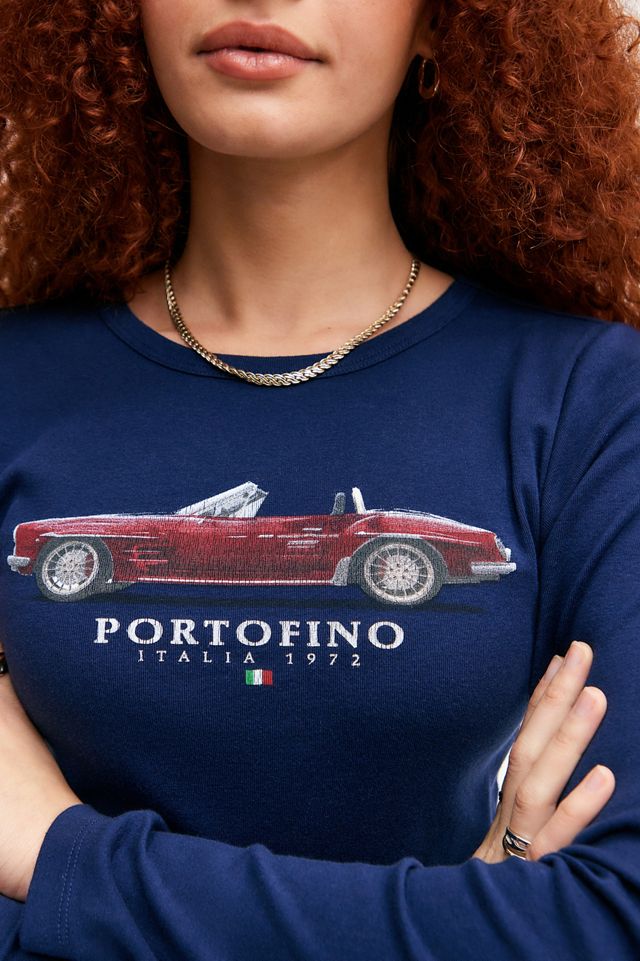 T-shirt manches longues UO Portofino Car #4