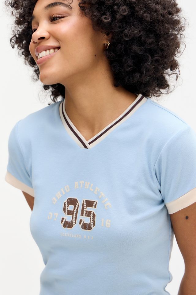 UO Ohio V-Neck Baby T-Shirt #3