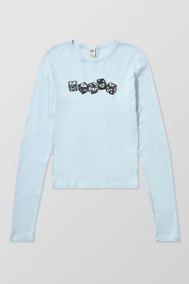 UO Flirt Dice Long Sleeve T-Shirt #5