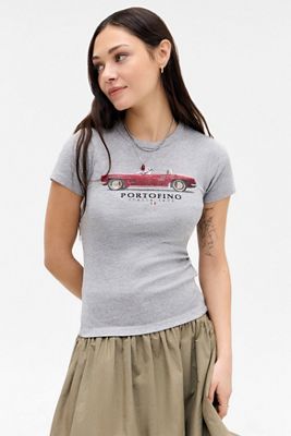 UO Portofino Auto Kurzarm Baby T-Shirt