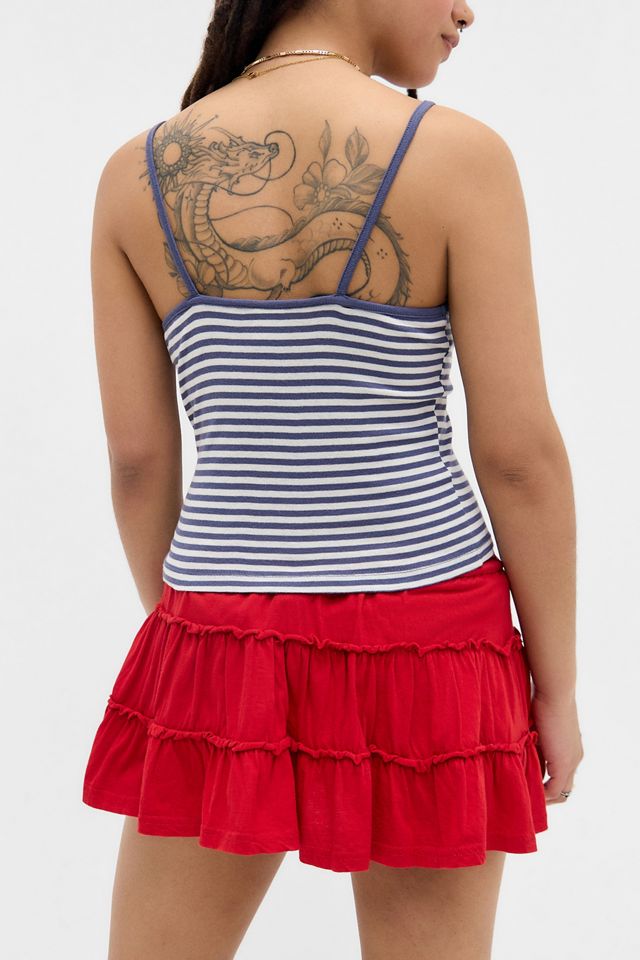 Camiseta de Tirantes UO con Motivo de Cerezas a Rayas #3