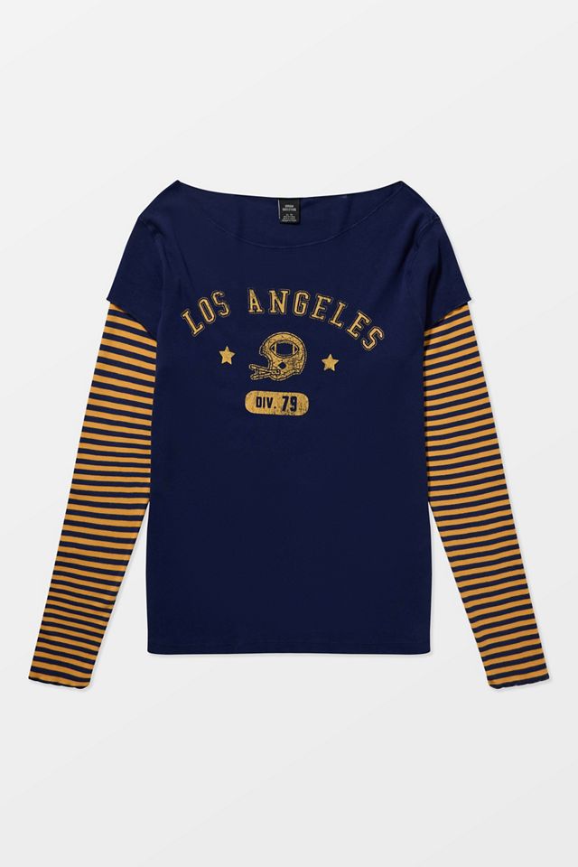Camiseta Twofer de Rayas UO Los Angeles #6