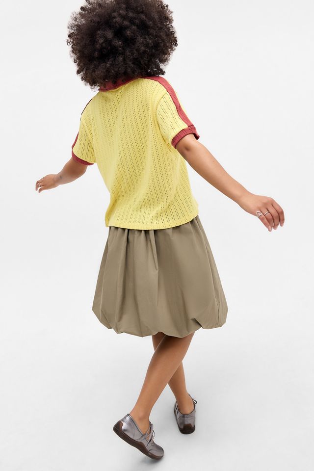 UO Knit Collared Football Top #3