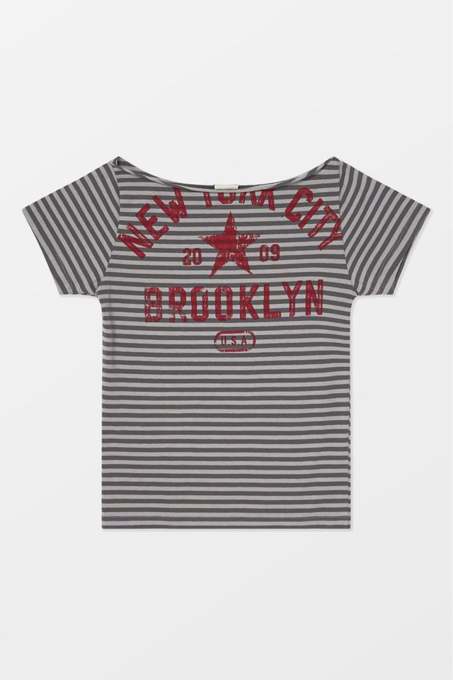 UO New York Slash Neck T-Shirt #6