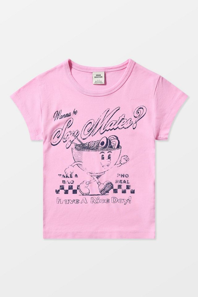 T-shirt corta UO Soy Mates #4