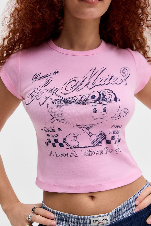 T-shirt corta UO Soy Mates #2