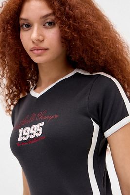 UO Softball Champs V-Neck T-Shirt