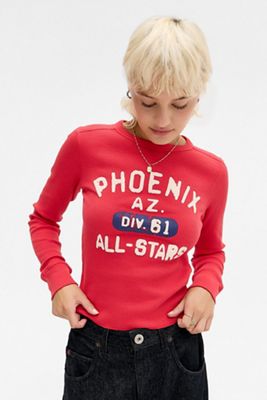 Top a maniche lunghe waffle BDG Phoenix