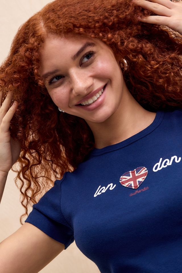 UO London Heart Appliqué T-Shirt #2