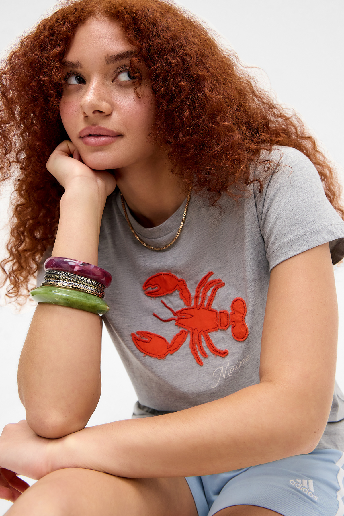 UO Applique Lobster T-Shirt