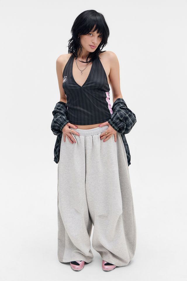 UO Shiny Football Halter Top #1
