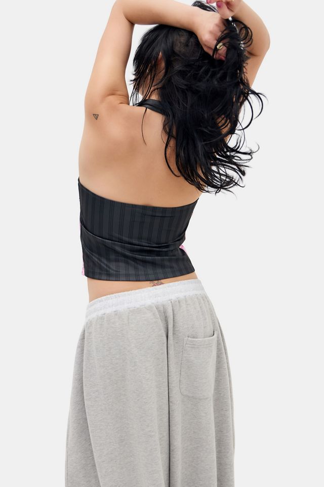 UO Shiny Football Halter Top #3