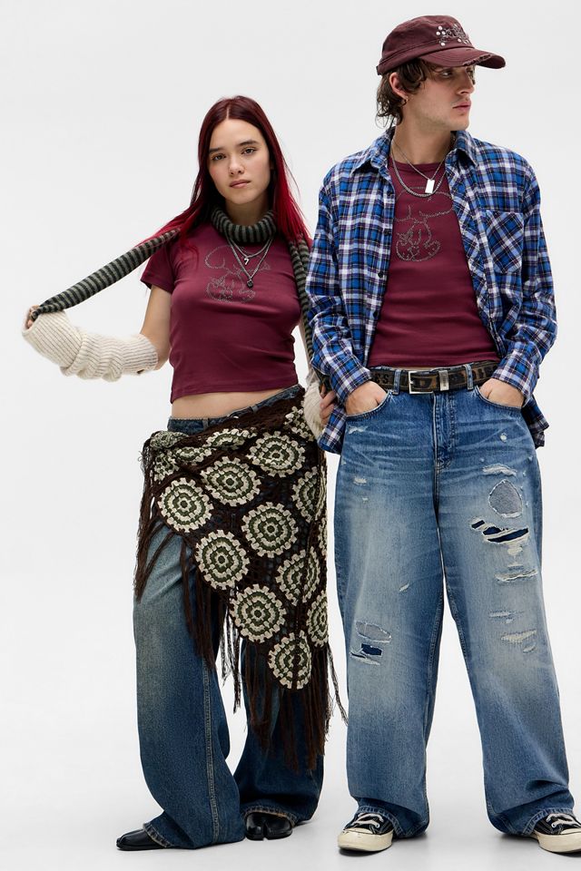 Camiseta Baby UO Snoopy Hotfix #4