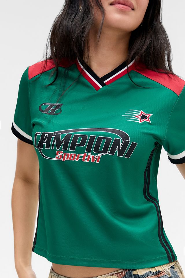Campioni Green Short Sleeve Football T-Shirt #1
