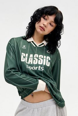 UO Klassisches Sport Langarm Fußball T-Shirt