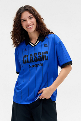 UO Classic Sport Short Sleeve Football Graphic Top | Urban Outfitters UK