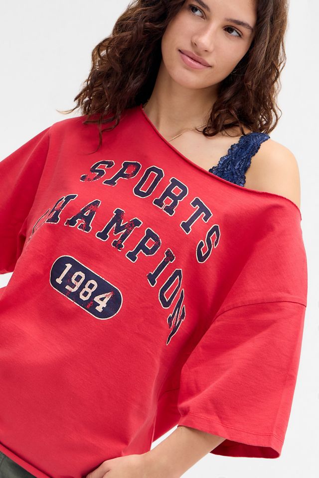 UO Sports Champion Off-Shoulder T-Shirt #2