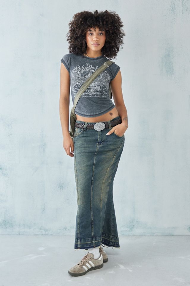 UO Wings Cap Sleeve Burnout Top #1