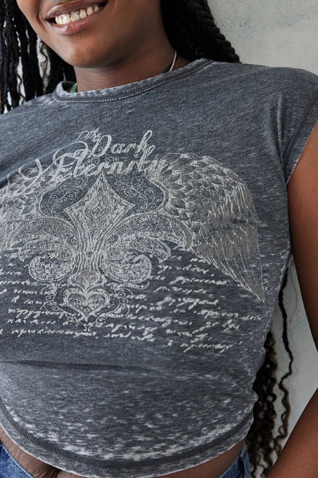 UO Wings Cap Sleeve Burnout Top #6