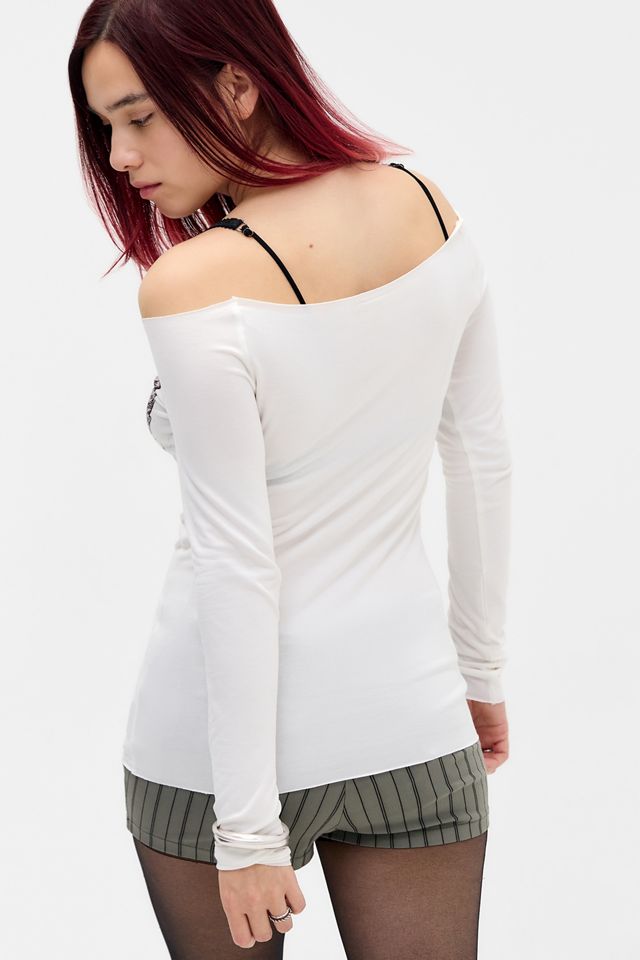 Camiseta de Manga Larga Silence + Noise Alas Góticas #3