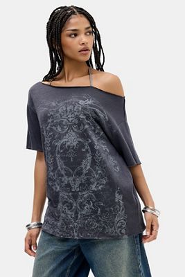 UO Romantic Grunge Off Shoulder Top